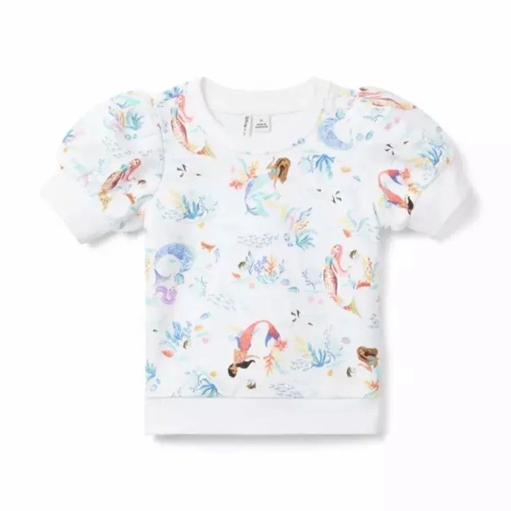 Janie & Jack Disney The Little Mermaid Sweatshirt Size 4